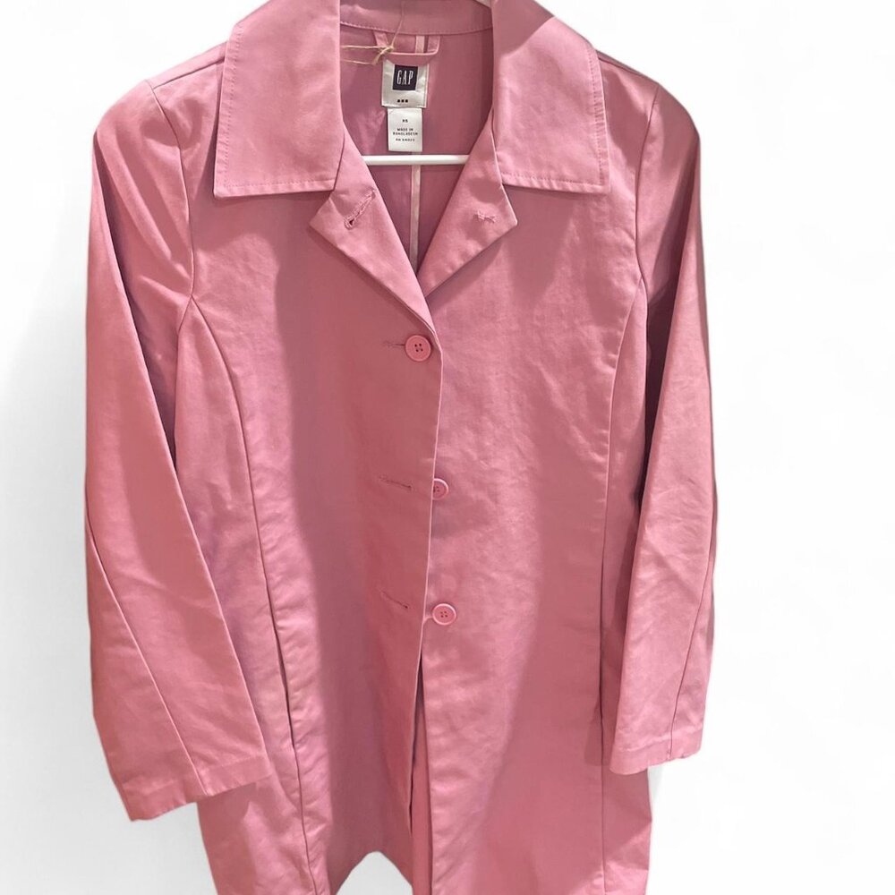 Vintage Pink Gap lightweight trench jacket